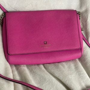 Hot pink Kate spade cross body purse💕